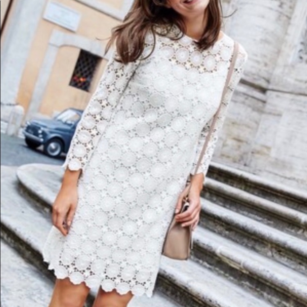 BODEN👗NWT👗 LACE DRESS👗BUILT IN SLIP👗SUMMER👗